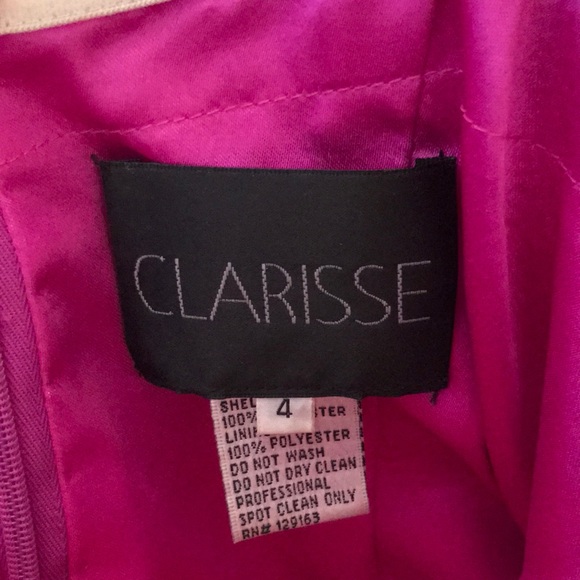 Short purple Clarisse prom dress - Picture 7 of 7